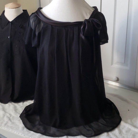Set of two black blouses - Picture 2 of 4